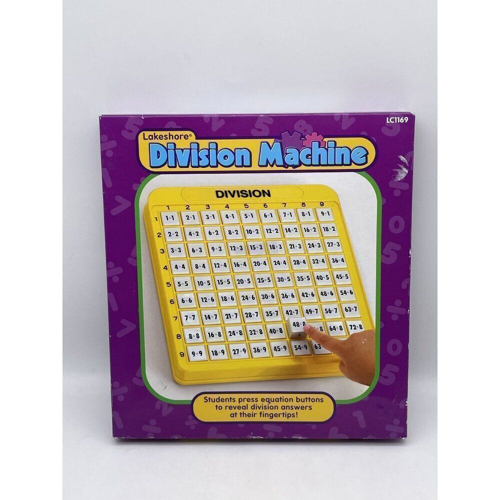 Lakeshore Division Machine Math Learning Toy Homeschooling Tool